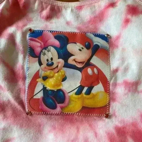 New! Mickey & Minnie Tie dye bundle girls XS - Picture 4 of 4